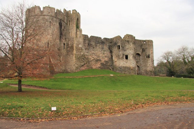 Chepstow castle outside