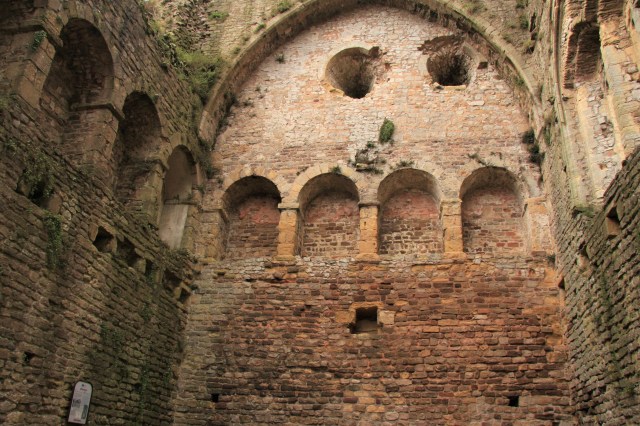 Interior of keep