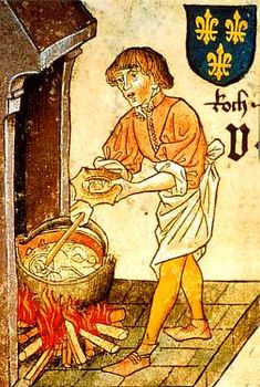 cooking over a fire